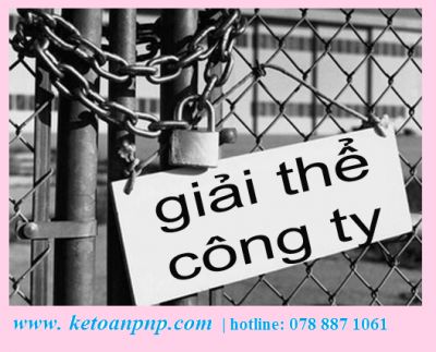 GIẢI THỂ CÔNG TY MIỄN QUYẾT TOÁN